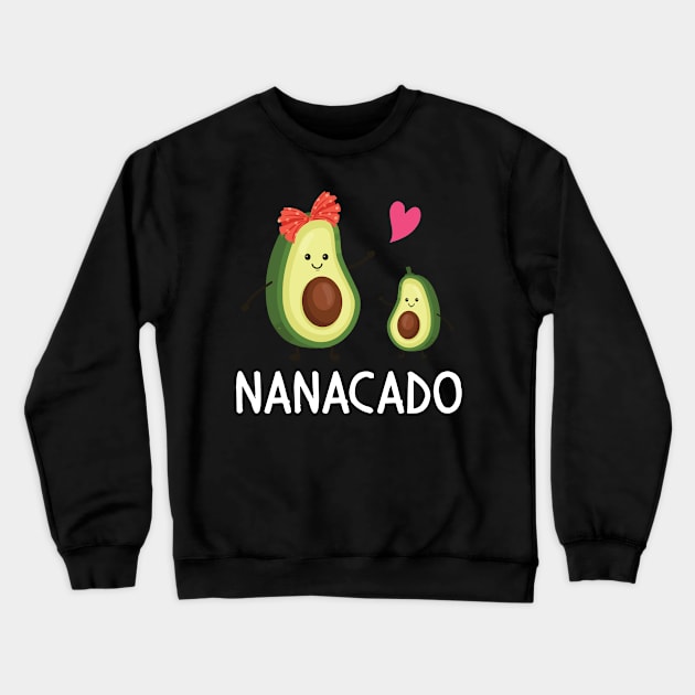 Nanacado Avocados Dance Happy Grandma Grandson Granddaughter Crewneck Sweatshirt by bakhanh123